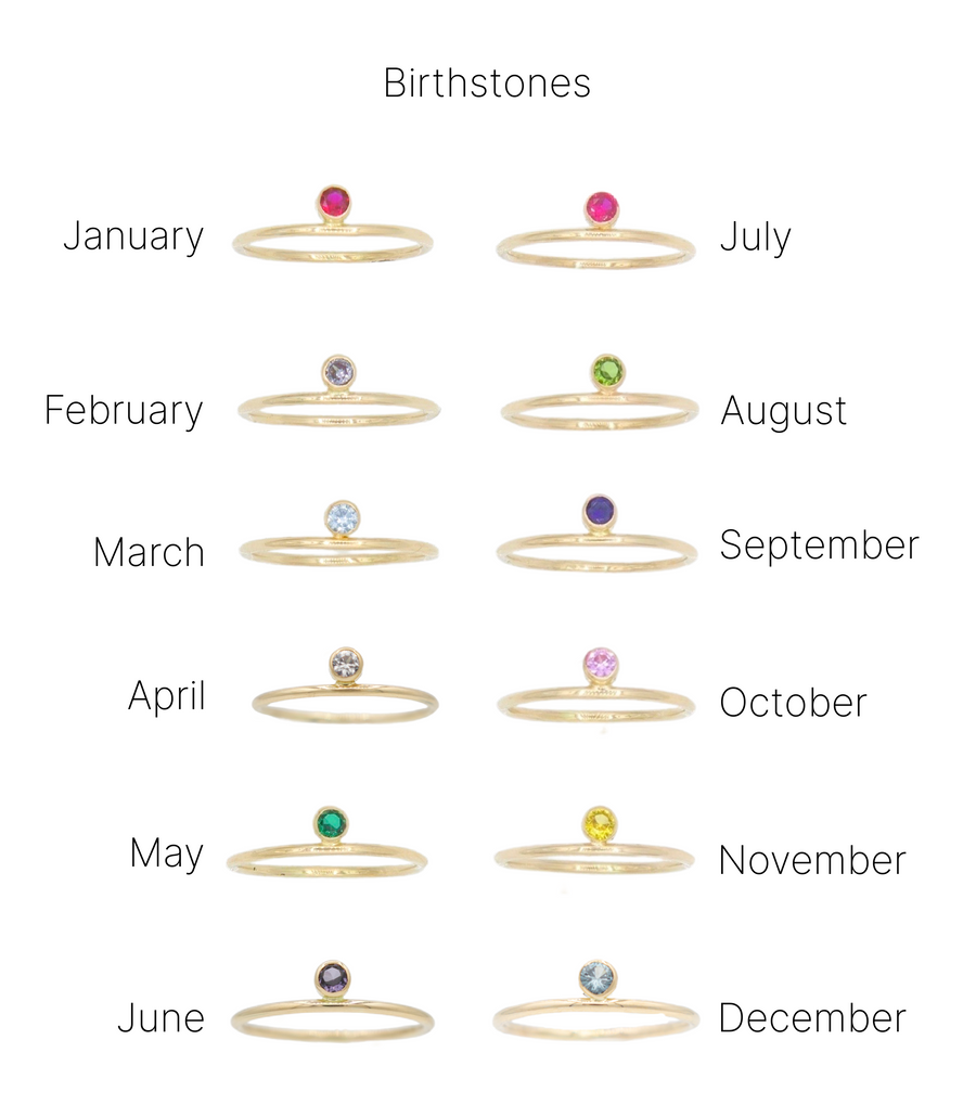 March and april birthstone on sale jewelry