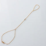 Single stone hand chain