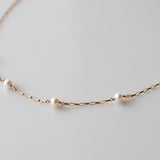 Satellite Pearl Necklace