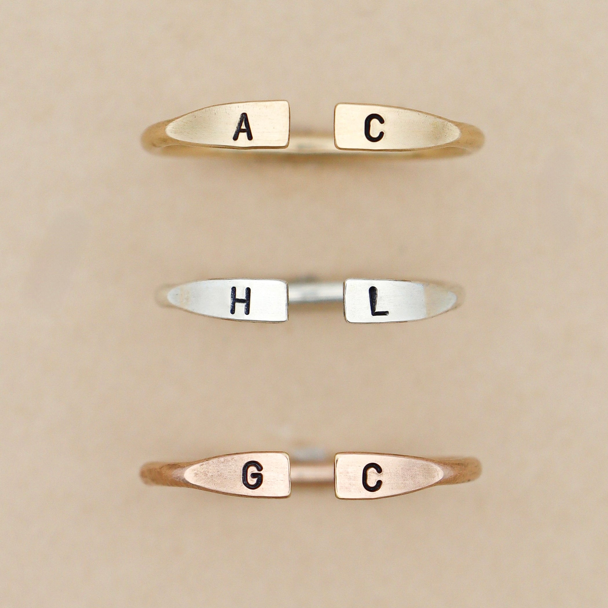 Initial Open Ring – simplisticbyb