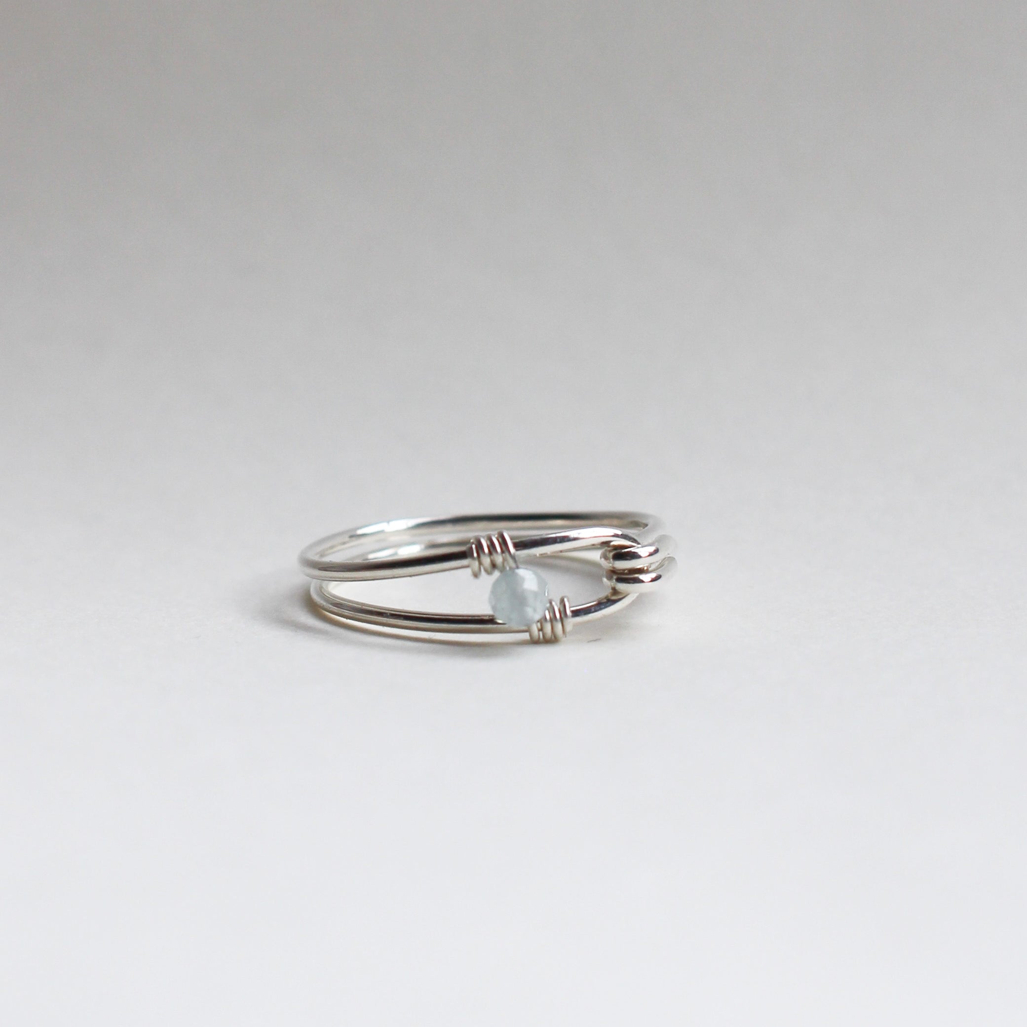 Birthstone Ring in Sterling Silver