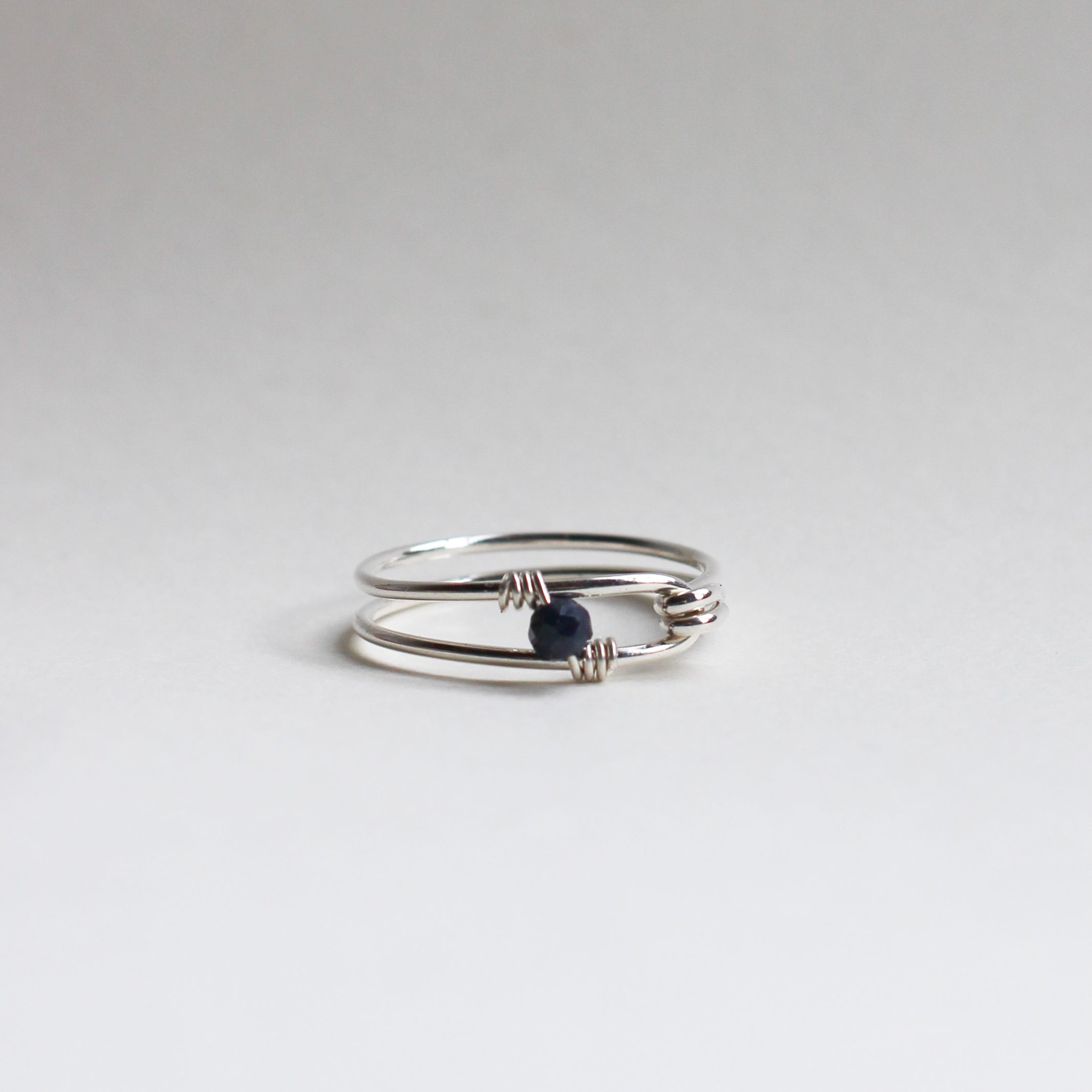 Birthstone Ring in Sterling Silver
