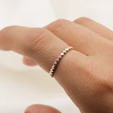 Dotty Band in Gold Filled