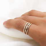 Dotty Band in Gold Filled