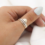 Dotty Band in Sterling Silver