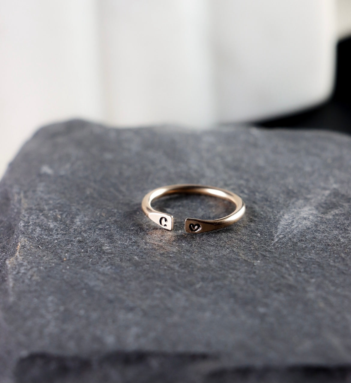Initial Open Ring – simplisticbyb